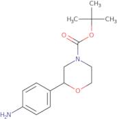 (S)-tert-Butyl 2-(4-aminophenyl)morpholine-4-carboxylate