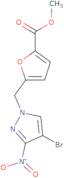 Methyl 5-[(4-bromo-3-nitro-1H-pyrazol-1-yl)methyl]-2-furoate