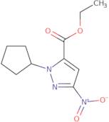 Ethyl 1-cyclopentyl-3-nitro-1H-pyrazole-5-carboxylate