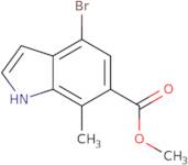 methyl 4-bromo-7-methyl-1H-indole-6-carboxylate