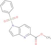 Methyl 1-(phenylsulfonyl)-4-azaindole-5-carboxylate