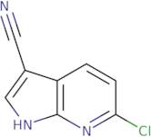 6-Chloro-1H-pyrrolo[2,3-b]pyridine-3-carbonitrile