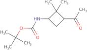 tert-Butyl N-[(1S,3R)-3-acetyl-2,2-dimethyl-cyclobutyl]carbamate