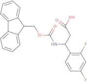 (3S)-3-(2,4-Difluorophenyl)-3-({[(9H-fluoren-9-yl)methoxy]carbonyl}amino)propanoic acid