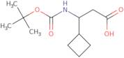 (S)-3-tert-Butoxycarbonylamino-3-cyclobutyl-propionic acid