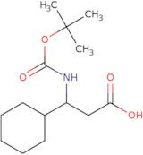 (3R)-3-{[(tert-Butoxy)carbonyl]amino}-3-cyclohexylpropanoic acid