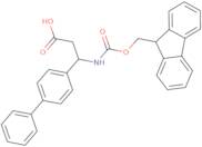 (3S)-3-({[(9H-Fluoren-9-yl)methoxy]carbonyl}amino)-3-(4-phenylphenyl)propanoic acid