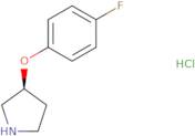 (S)-3-(4-Fluorophenoxy)pyrrolidine hydrochloride ee