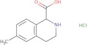 6-Methyl-1,2,3,4-tetrahydro-isoquinoline-1-carboxylic acid hydrochloride