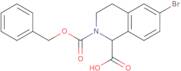 2-Cbz-6-bromo-3,4-dihydro-1H-isoquinoline-1-carboxylic acid