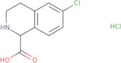 6-Chloro-1,2,3,4-tetrahydro-isoquinoline-1-carboxylic acid hydrochloride