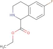 6-Fluoro-1,2,3,4-tetrahydro-isoquinoline-1-carboxylic acid ethyl ester