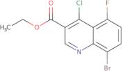 Ethyl 8-bromo-4-chloro-5-fluoroquinoline-3-carboxylate