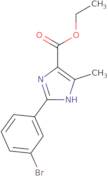 Ethyl 2-(3-bromophenyl)-5-methyl-1H-imidazole-4-carboxylate