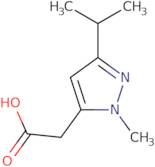 (3-Isopropyl-1-methyl-1H-pyrazol-5-yl)acetic acid