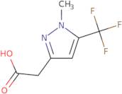 2-[1-Methyl-5-(trifluoromethyl)-1H-pyrazol-3-yl]acetic acid