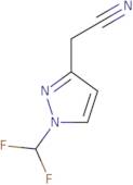 [1-(Difluoromethyl)-1H-pyrazol-3-yl]acetonitrile