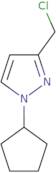 3-(Chloromethyl)-1-cyclopentyl-1H-pyrazole