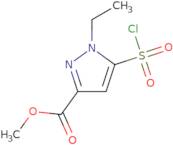 Methyl 5-(chlorosulfonyl)-1-ethyl-1H-pyrazole-3-carboxylate