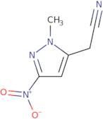 2-(1-Methyl-3-nitro-1H-pyrazol-5-yl)acetonitrile