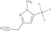 [1-Methyl-5-(trifluoromethyl)-1H-pyrazol-3-yl]acetonitrile