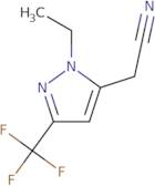 2-(1-Ethyl-3-(trifluoromethyl)-1H-pyrazol-5-yl)acetonitrile