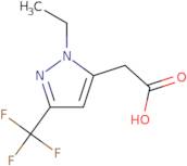 2-[1-Ethyl-3-(trifluoromethyl)-1H-pyrazol-5-yl]acetic acid