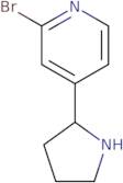 2-Bromo-4-(pyrrolidin-2-yl)pyridine