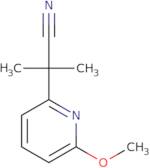 2-(6-Methoxypyridin-2-yl)-2-methylpropanenitrile
