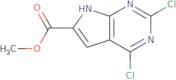 methyl 2,4-dichloro-7H-pyrrolo[2,3-d]pyrimidine-6-carboxylate