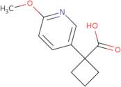 1-(6-Methoxypyridin-3-yl)cyclobutanecarboxylic acid