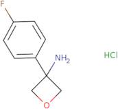 3-(4-Fluorophenyl)oxetan-3-amine