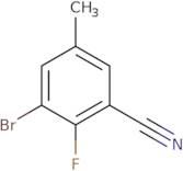 3-Bromo-2-fluoro-5-methylbenzonitrile