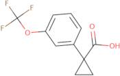 1-[3-(Trifluoromethoxy)phenyl]cyclopropane-1-carboxylic acid
