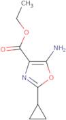5-Amino-2-cyclopropyl-4-oxazolecarboxylic Acid Ethyl Ester
