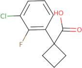 1-(3-Chloro-2-fluorophenyl)cyclobutane-1-carboxylic acid