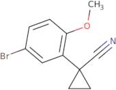 1-(5-Bromo-2-methoxyphenyl)cyclopropane-1-carbonitrile