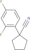 1-(2,4-Difluorophenyl)cyclopentane-1-carbonitrile