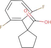 1-(2,6-Difluorophenyl)cyclopentanecarboxylic acid