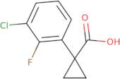 1-(3-Chloro-2-fluorophenyl)cyclopropane-1-carboxylic acid