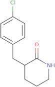 3-[(4-Chlorophenyl)methyl]piperidin-2-one