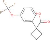 1-[3-(Trifluoromethoxy)phenyl]cyclobutane-1-carboxylic acid