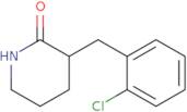 3-[(2-Chlorophenyl)methyl]piperidin-2-one