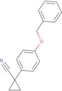 1-[4-(Benzyloxy)phenyl]cyclopropane-1-carbonitrile