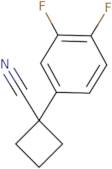 1-(3,4-Difluorophenyl)cyclobutane-1-carbonitrile