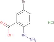 5-Bromo-2-hydrazinylbenzoic acid hydrochloride