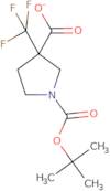 1-[(tert-butoxy)carbonyl]-3-(trifluoromethyl)pyrrolidine-3-carboxylic acid