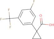 1-[3-Fluoro-5-(trifluoromethyl)phenyl]cyclopropane-1-carboxylic acid