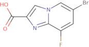 6-Bromo-8-fluoroimidazo[1,2-a]pyridine-2-carboxylic acid