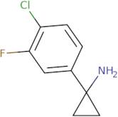 1-(4-Chloro-3-fluorophenyl)cyclopropan-1-amine